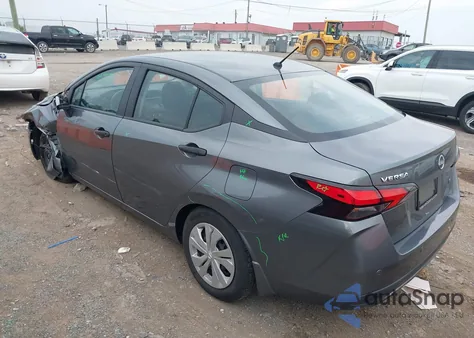 2024 Nissan Versa 1.6 S z USA, uszkodzony, nr VIN 3N1CN8BV5RL826335